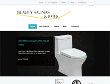 Tablet Screenshot of beautysaunasandbaths.com